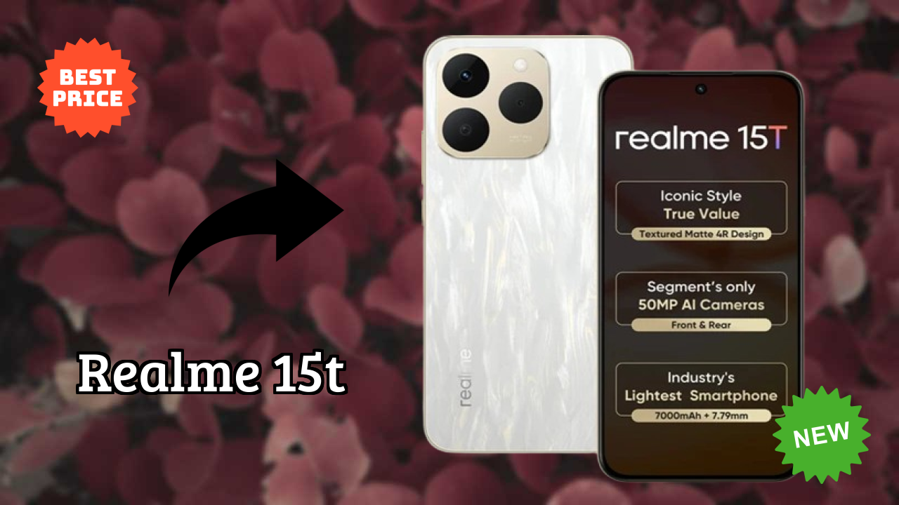 Realme 15T Display Size: 6.57 Inches (16.69 Cm) Screen Test