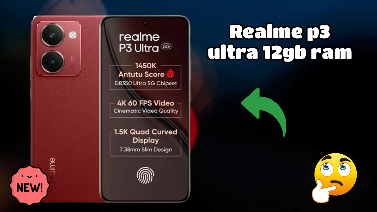 Realme P3 Ultra 12GB RAM Price Drop: Now Available at ₹23,999