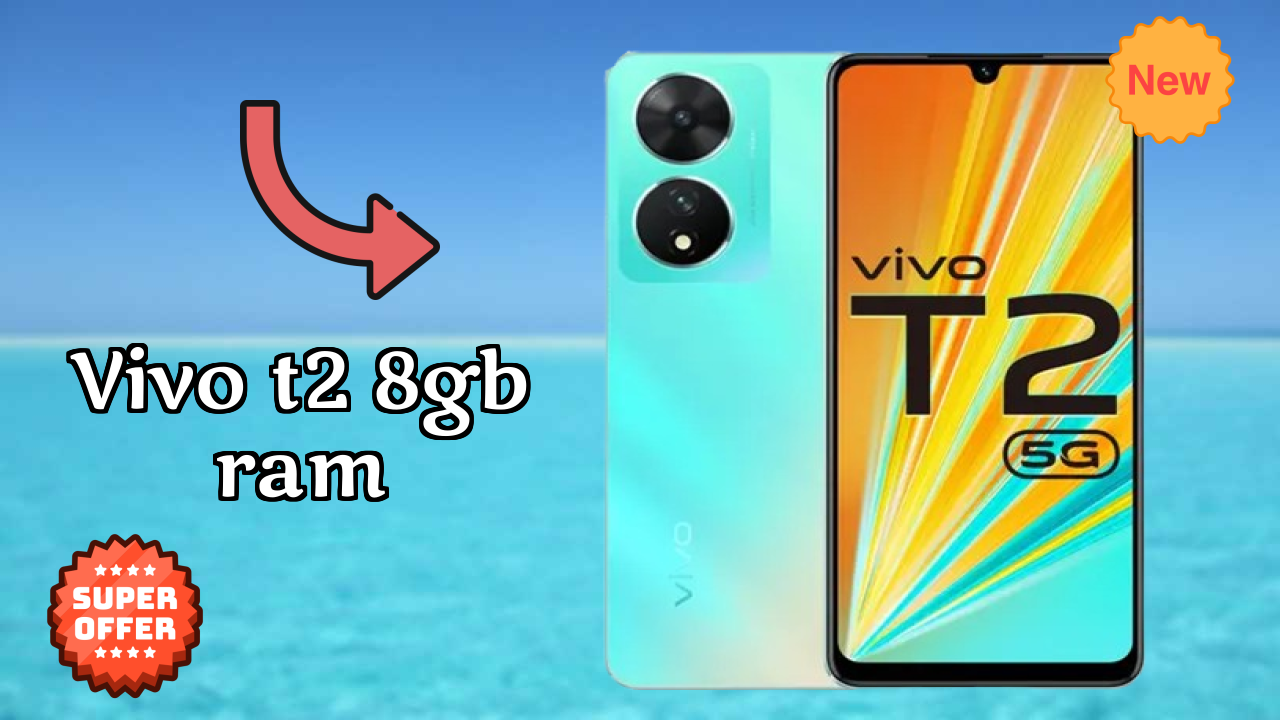 Vivo T2 8GB RAM Performance: 8 GB RAM Multitasking